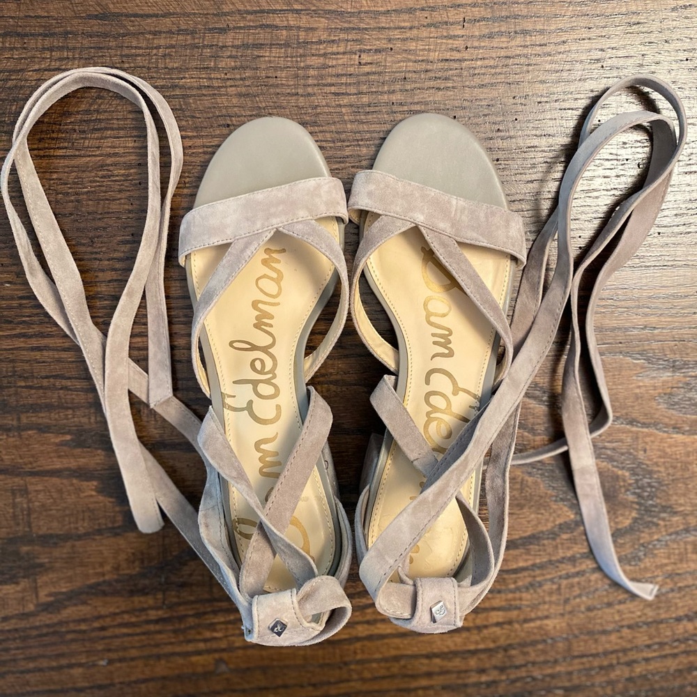 Sam Edelman wrap ankle sandals